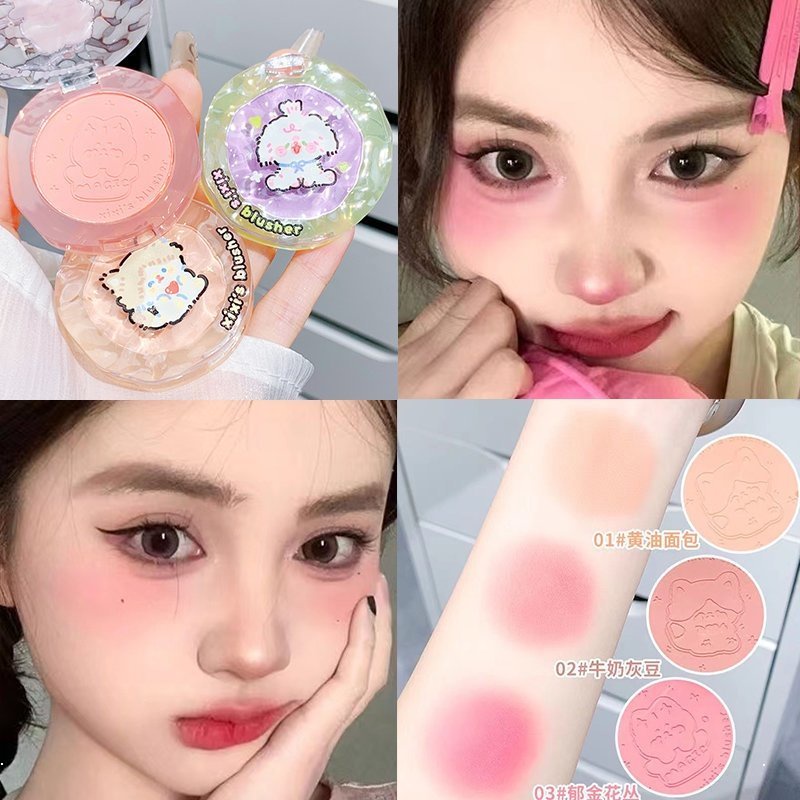 Phấn Má Hồng Xixi Tông Lì Chống Nước Tự Nhiên Sáng Da 6 Màu Tùy Chọn