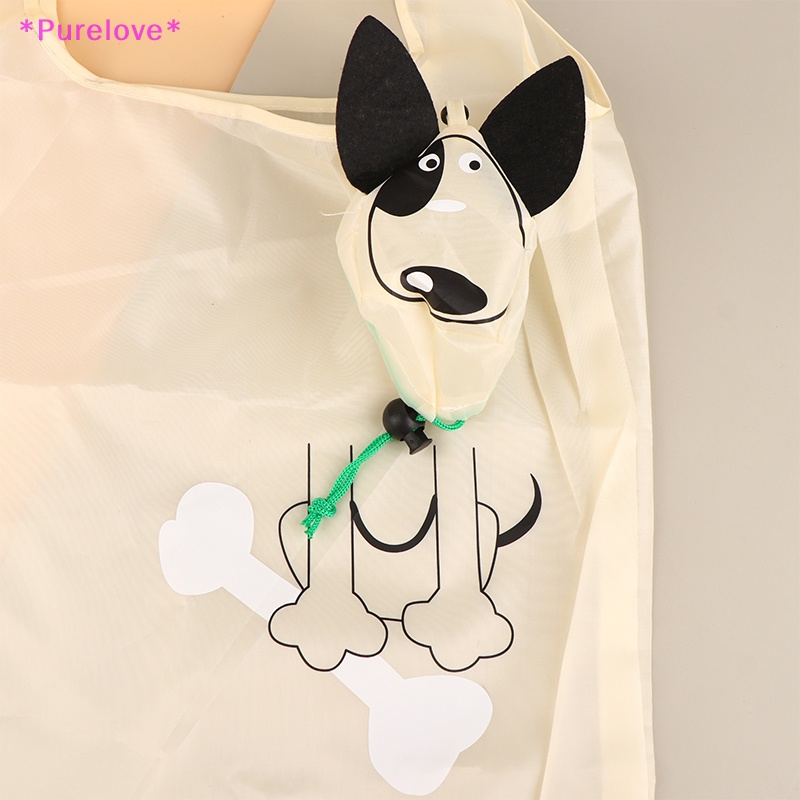 Túi Mua Sắm Gấp Gọn Thân Thiện Với Môi Trường Họa Tiết Hoạt Hình Dễ Thương