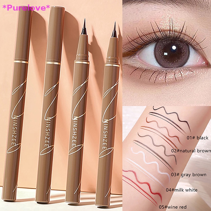 1 Bút Kẻ Mắt Dạng Lỏng Chống Nước Lâu Phai Tiện Dụng