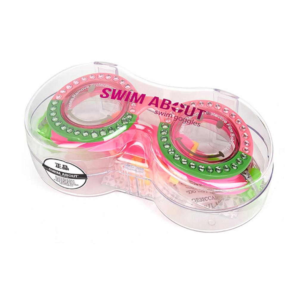 Kính Bơi Chống Tia UV Hình Trái Tim Hoạt Hình Dành Cho Trẻ Em B8W3