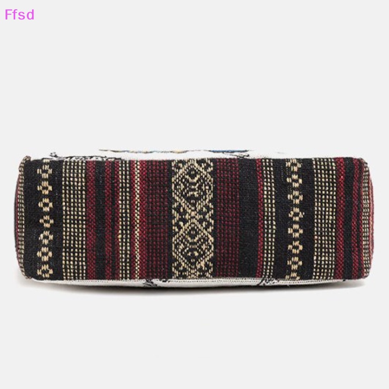 {Ffsd} Túi Xách Mua Sắm Cỡ Lớn Thêu Hình Chim Cú / Voi Cho Nữ