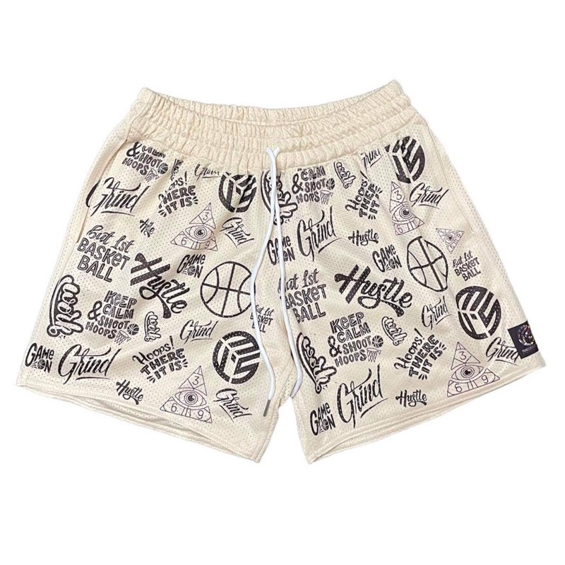 Quần short nam 2023 MFS - MANDO BEIGE MESH