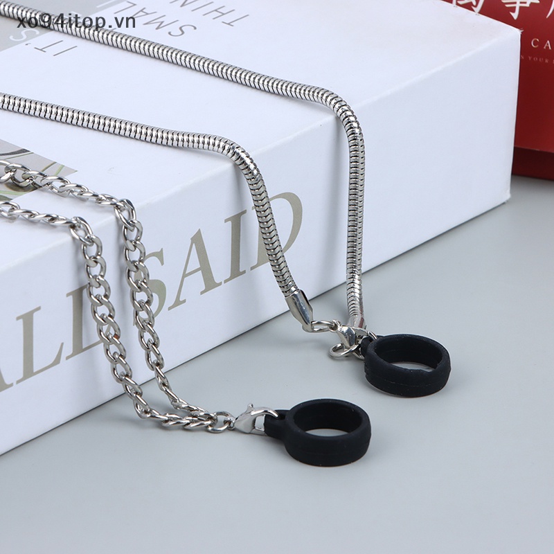 Dây Đeo Cổ Chống Thất Lạc Bằng Silicon Và Kim Loại Cho XOITOP