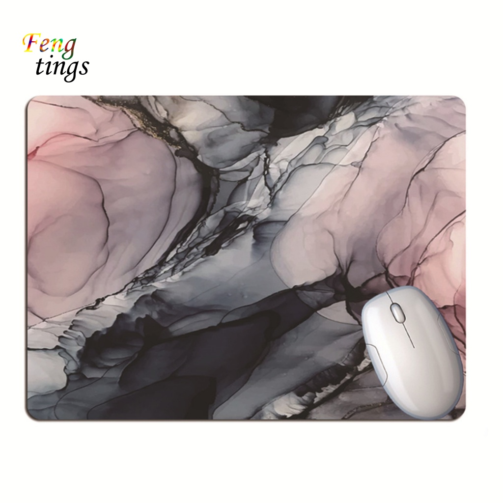 Tấm Lót Chuột Mềm Mại Chống Trượt In Họa Tiết Tranh Sơn Dầu Mây Dành Cho Văn Phòng