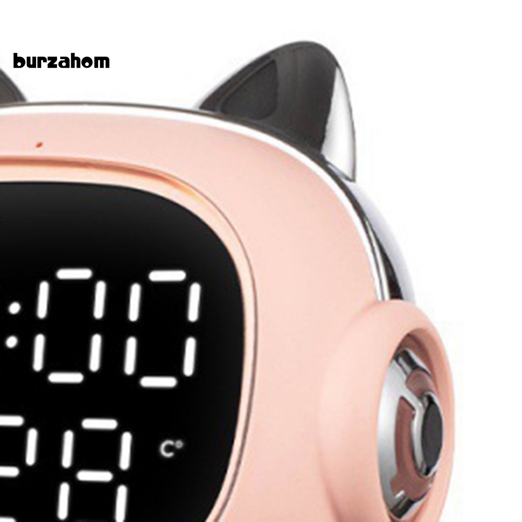 Loa Bluetooth Không Dây Hình Mèo Dễ Thương Có Đèn LED Kỹ Thuật Số