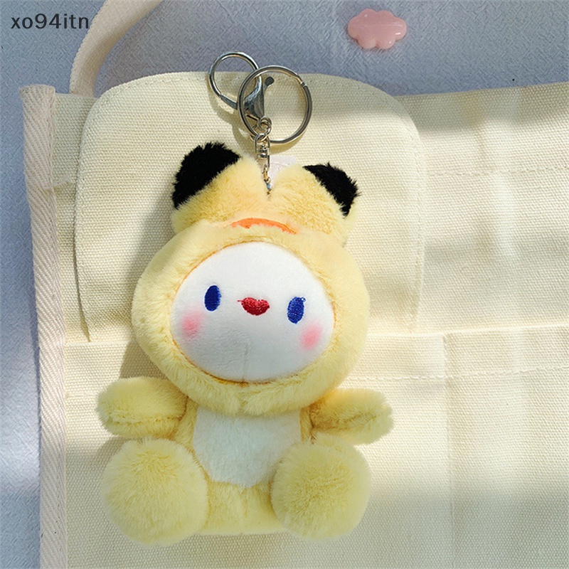 Móc Khóa Thỏ Nhồi Bông Dễ Thương Sáng Tạo