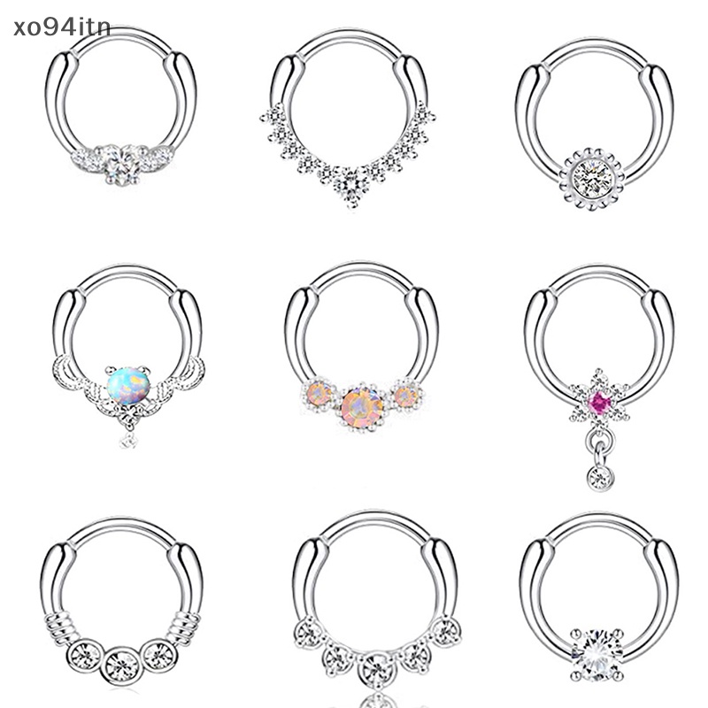 1 Khuyên Mũi / Môi / Tai Đục Lỗ Hình Xoắn Ốc Hình Hoa Cho Nam Và Nữ