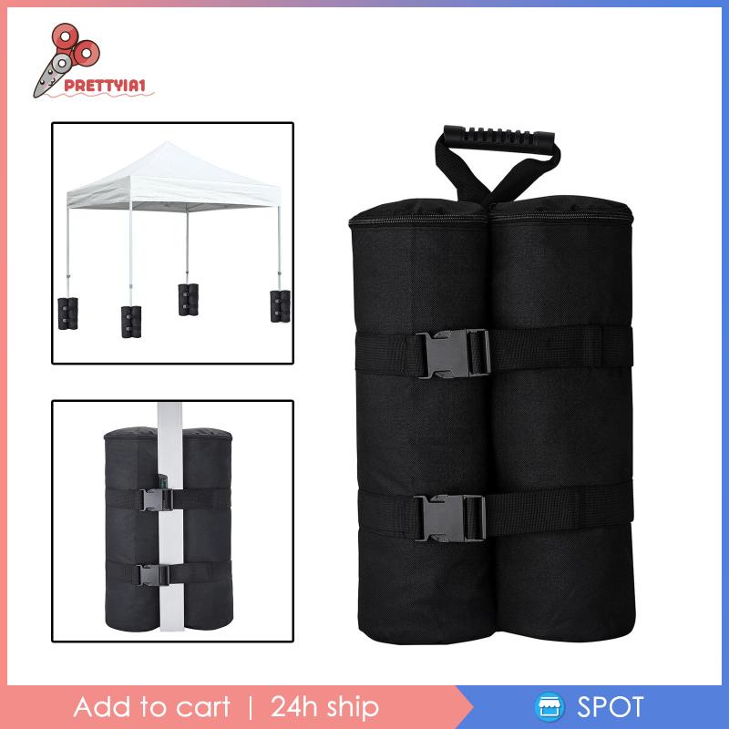 [Prettyia1] Túi Cát Màu Đen Để Dựng Lều Mái Hiên Không Cát