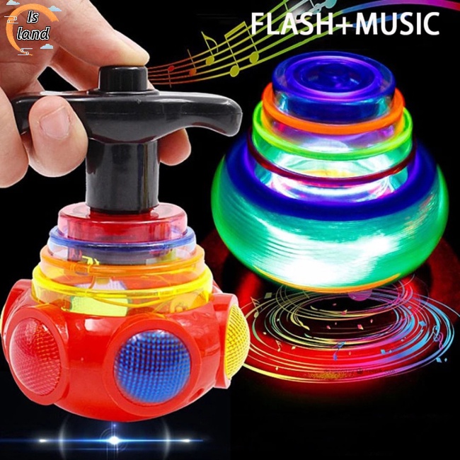 Con Quay Đồ Chơi Fidget Spinner Có Nhạc Và Đèn Led Nhiều Màu Sắc Cho Trẻ Em