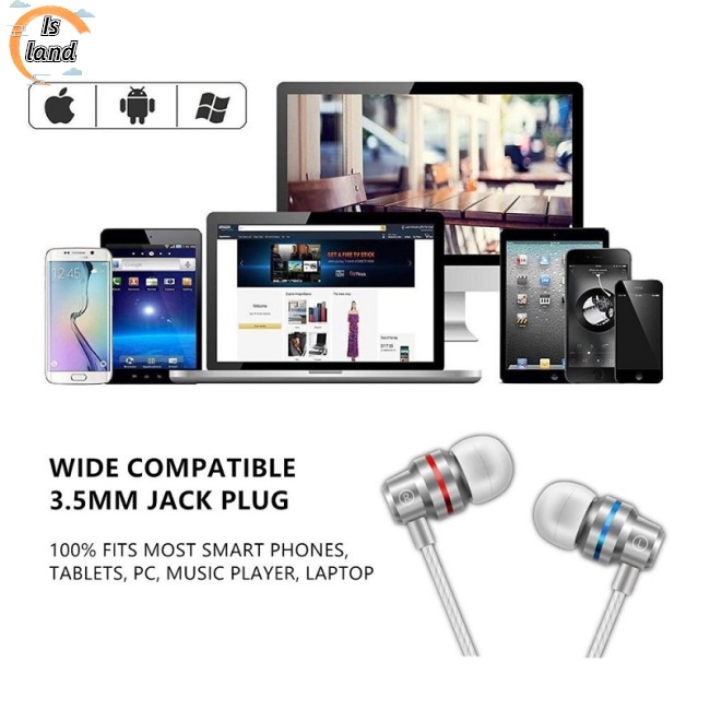 Tai Nghe Nhét Tai Jack 3.5mm Chống Ồn Chuyên Dụng