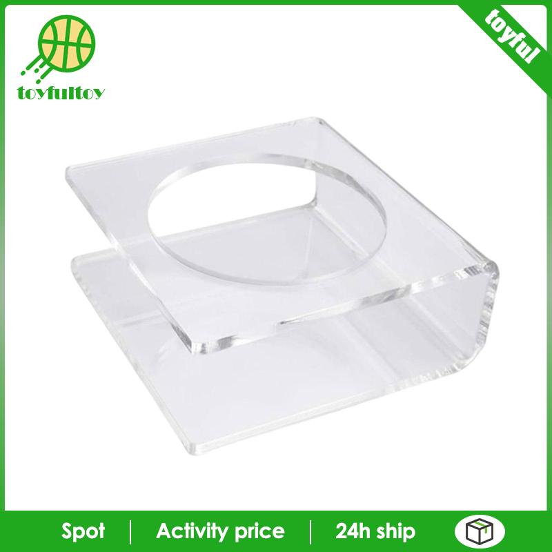 [Toyfulcabin] Giá Đỡ Trưng Bày Bóng Rổ Bằng Acrylic Hình Cầu Cho Bóng Chuyền / Bát Gốm Trong Nhà