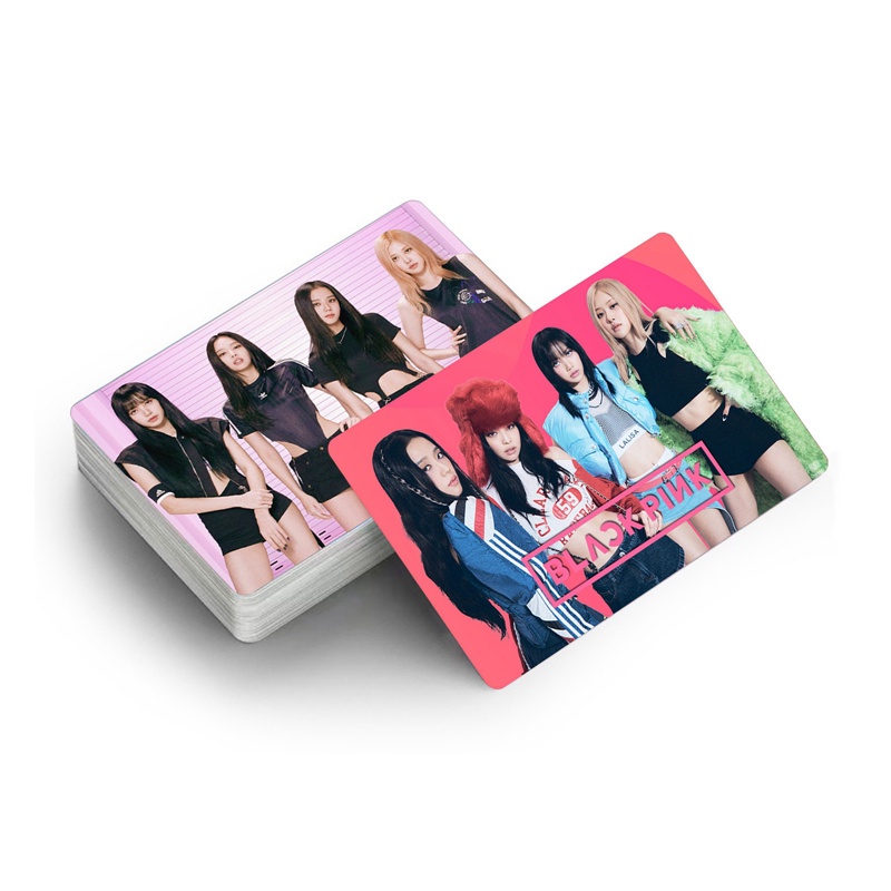 Set 60 Tấm Thẻ Ảnh Lomo Hình Blackpink Jisoo Rose Jennie