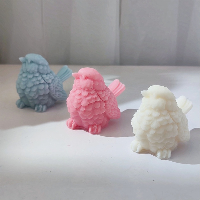 Khuôn Silicone Tạo Hình Làm Bánh Kẹo Hình Chú Chim