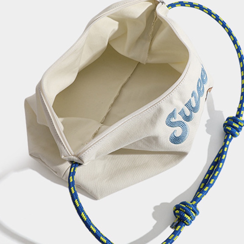 Túi vải Sức Chứa Lớn Thêu Họa Tiết Thời Trang Dễ Phối Đồ Cho Nữ