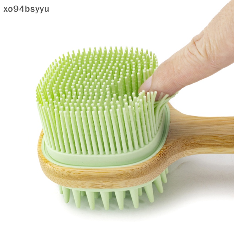 Bàn Chải Tắm Bằng Silicon Có Tay Cầm Xo94Bsyu Tiện Dụng