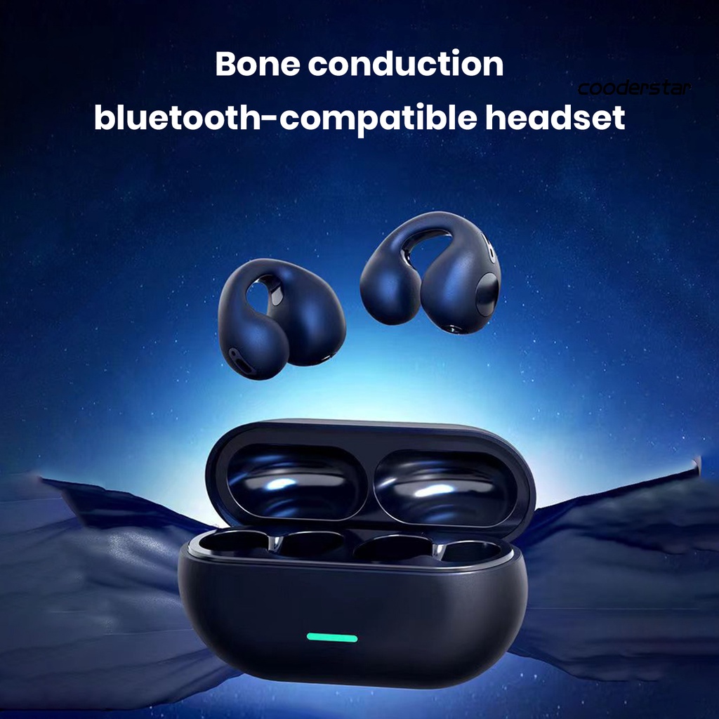 (Coood) Tai Nghe Thể Thao Không Dây Kẹp Tai Cảm Ứng Xương Dài Thời Gian Chờ Lâu Thấp Bluetooth 5.3 Nhạy