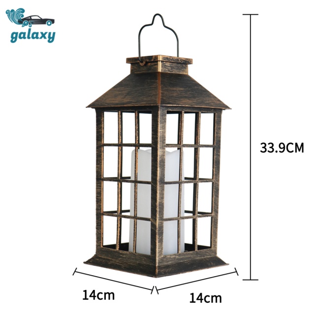 Galaxy Đèn Led Treo Trang Trí Hình Ngọn Lửa Phong Cách Retro Sử Dụng Pin