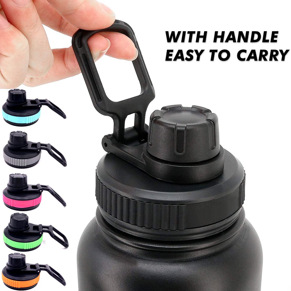 Bottle Straw Flip Lid Cap Replacement For Hydro Flask Wide Mouth Water Outdoor Portable Fashion Plastic [Q/8]