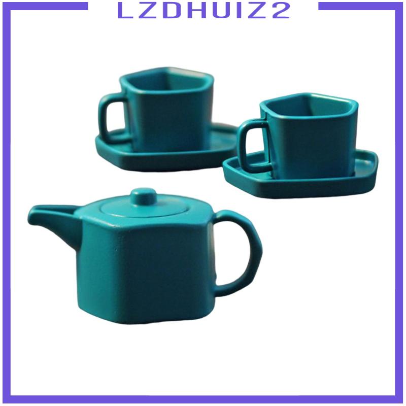 Bộ Ấm Tách Uống Trà Cho Nhà Búp Bê Tỉ Lệ 1 / 12