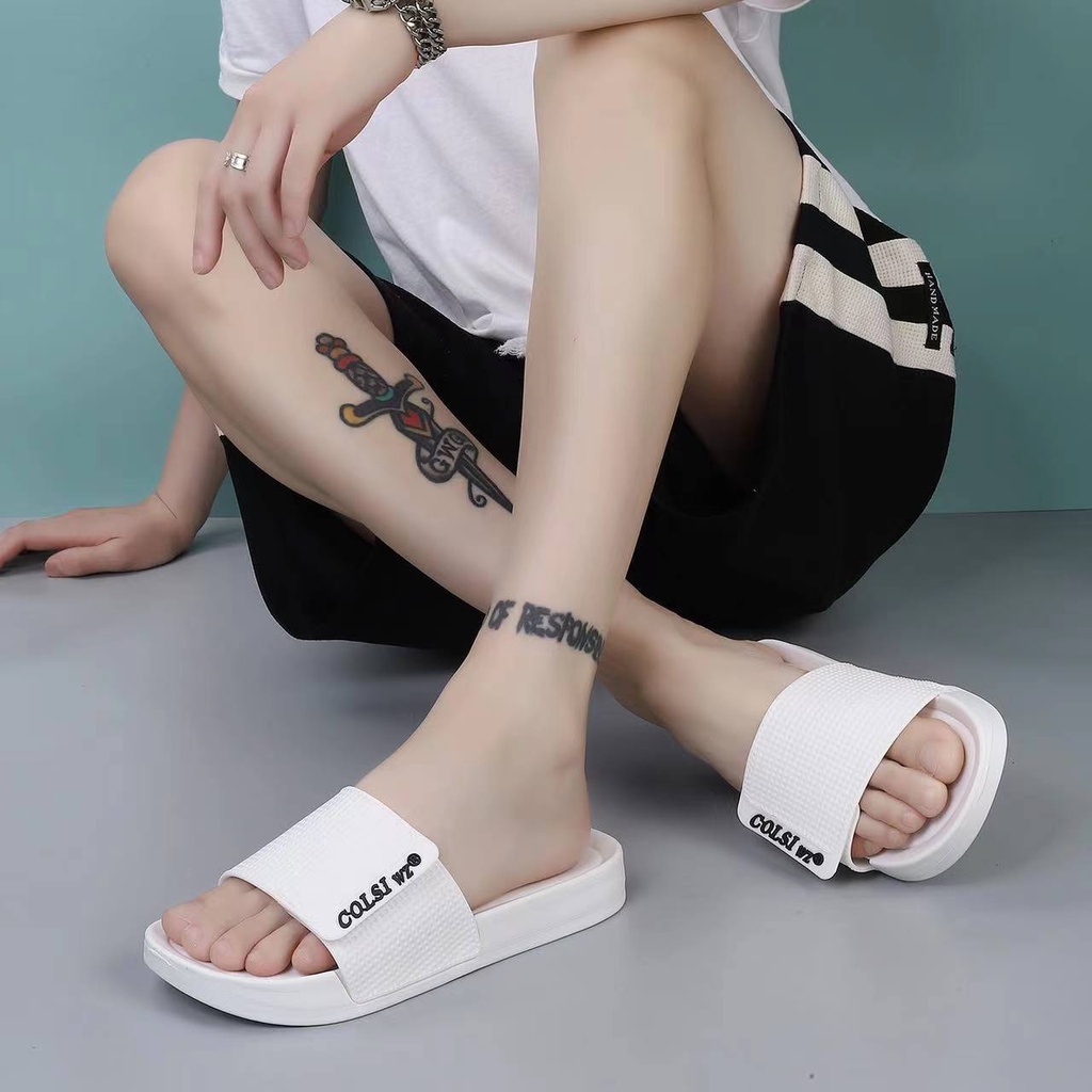 Dép Quai Ngang Thoáng Khí Trọng Lượng Nhẹ Chống Trượt Size 39-45 Thời Trang Mùa Hè Cho Nam