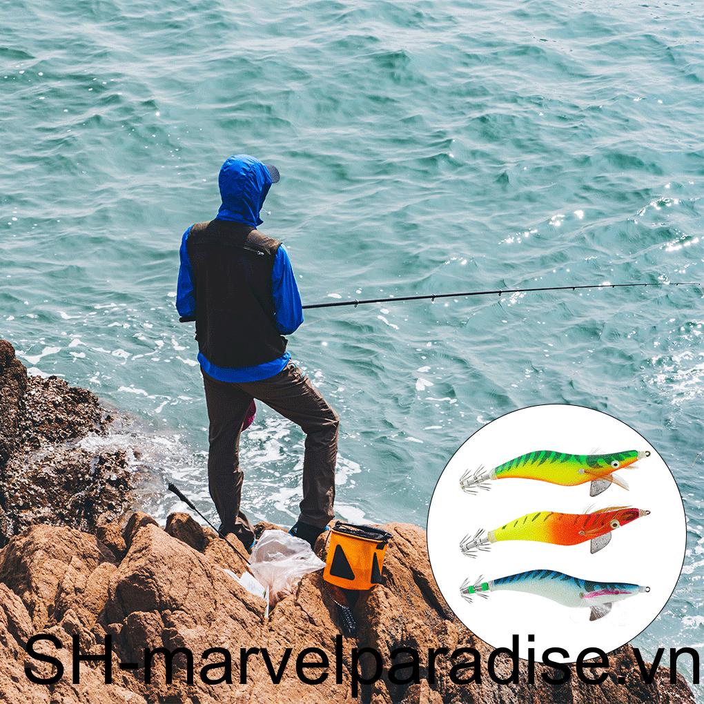 Set 35 Mồi Giả Nhử Cá Bằng Nhựa Có Móc Treo Tiện Dụng