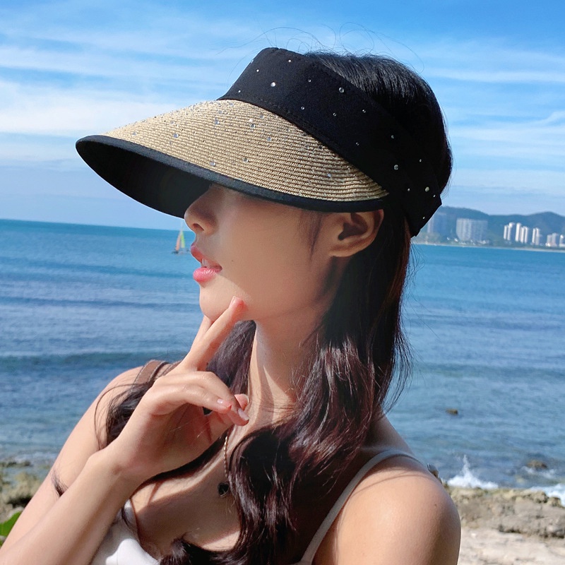 Mũ Chống Nắng Mùa Hè Dạng Rỗng Gấp Được Hình Ngôi Sao Khoan Cyber Celebrum Hợp Thời Trang Dễ Phối Đồ Cho Nữ