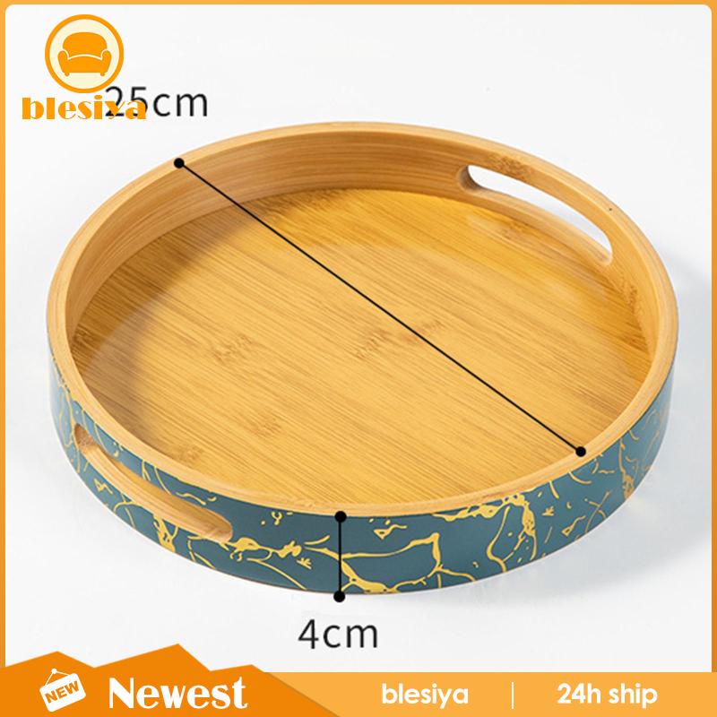 Khay Đựng Thức Ăn Bằng Tre Có Tay Cầm Tiện Dụng