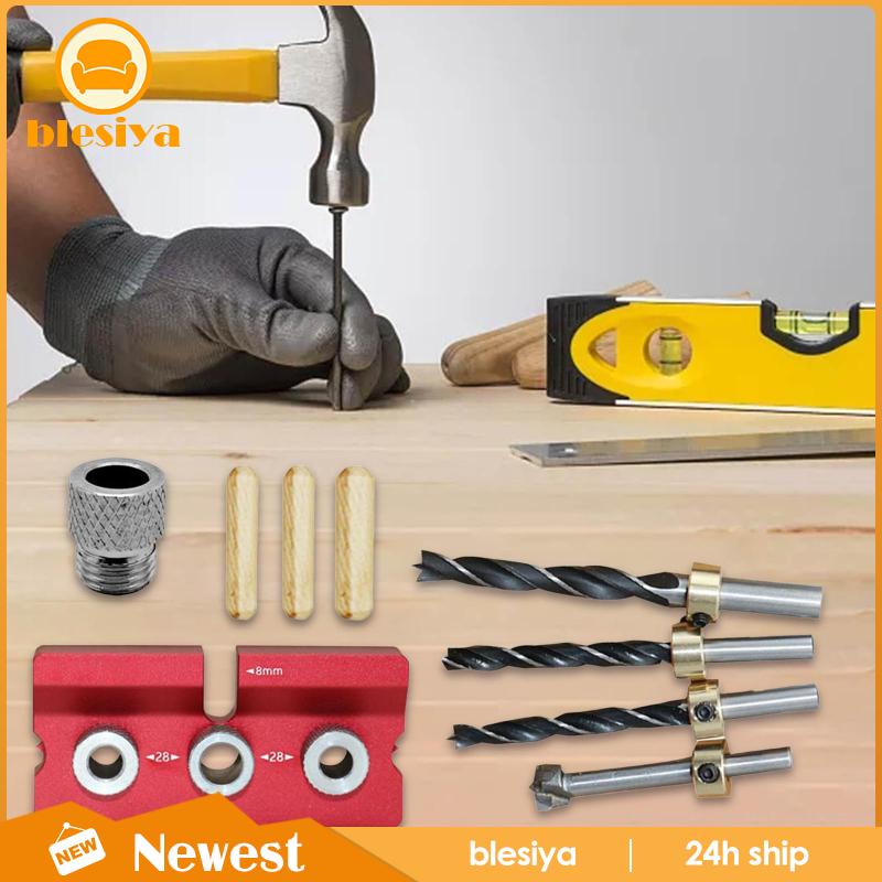 Bộ Dụng Cụ Định Vị Lỗ Khoan Chuyên Dụng Làm Mộc