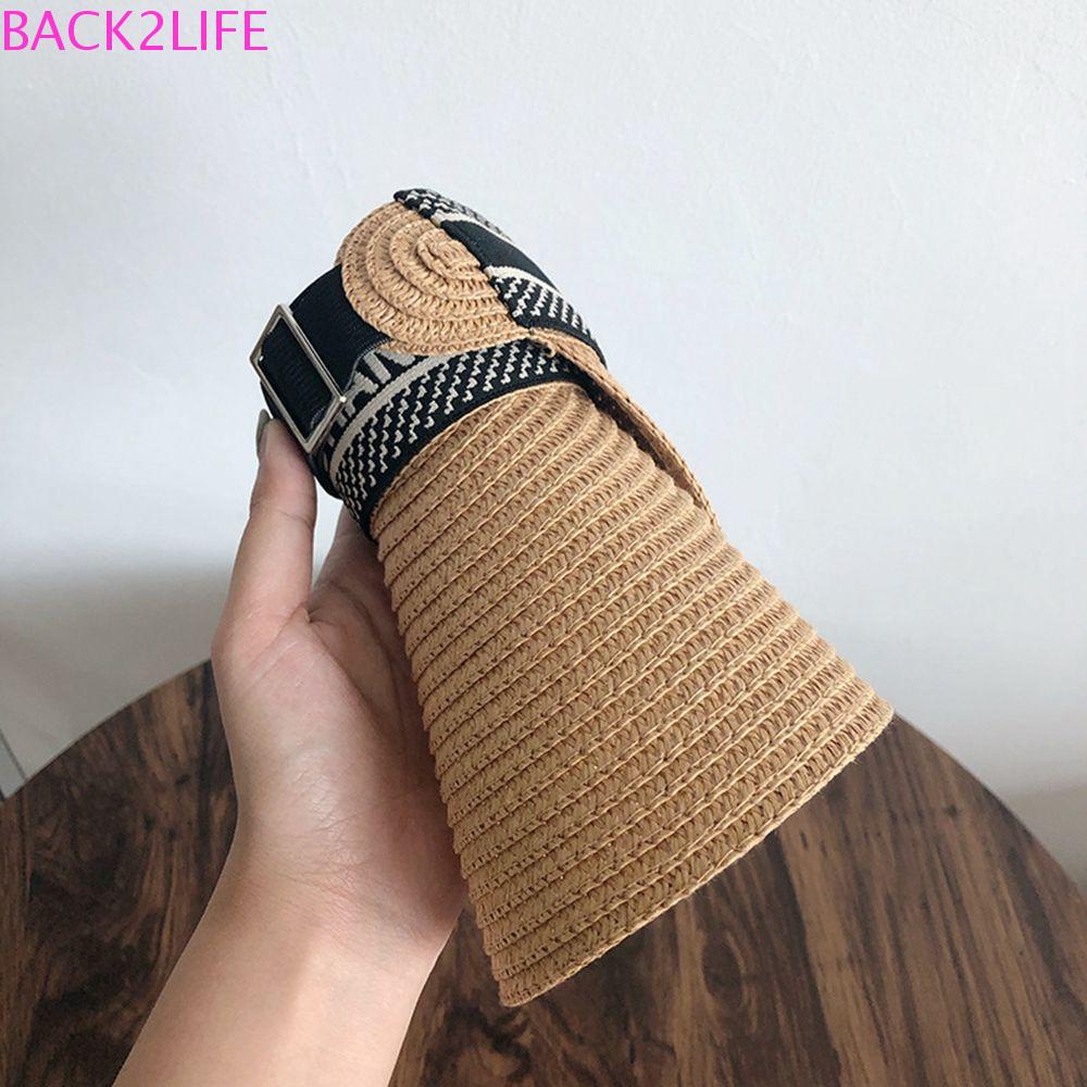 Nón Rộng Vành Che Nắng Thiết Kế Đục Lỗ Hở Chóp Thời Trang Cho Nữ 2life