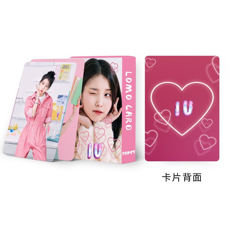 IU 2023 Photocard Double-sided Color Printing Lomo Card