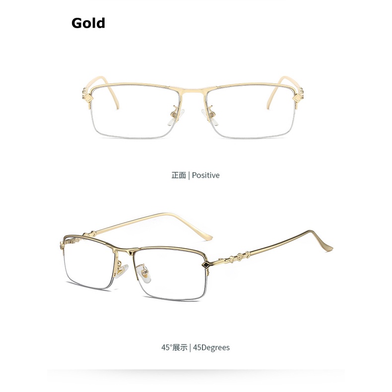 Mắt Kính Chống Bức Xạ Hình Chữ Nhật Có Thể Thay Thế Được Cho Nam