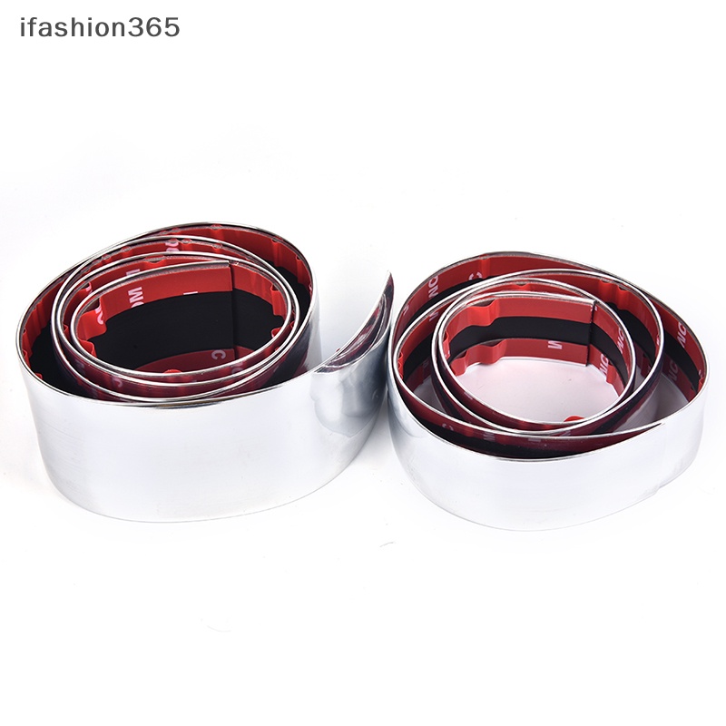 1 Dải Viền Trang Trí Cửa Xe Hơi Bằng Crom Màu Bạc Thời Trang ifashion365