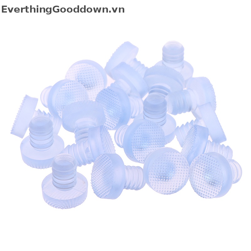 Hạt Cao Su Mềm Trong Suốt Chống Va Chạm Lỗ Cắm Bàn Chân