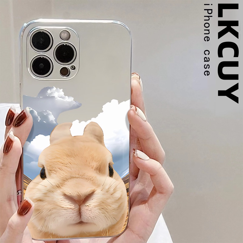 Ốp Điện Thoại TPU Silicon Mềm Chống Sốc Mạ Điện Hình Cún Dễ Thương Cho IPhone 14 13 12 11 Pro XS Max XR X 8 + 7 6S Plus