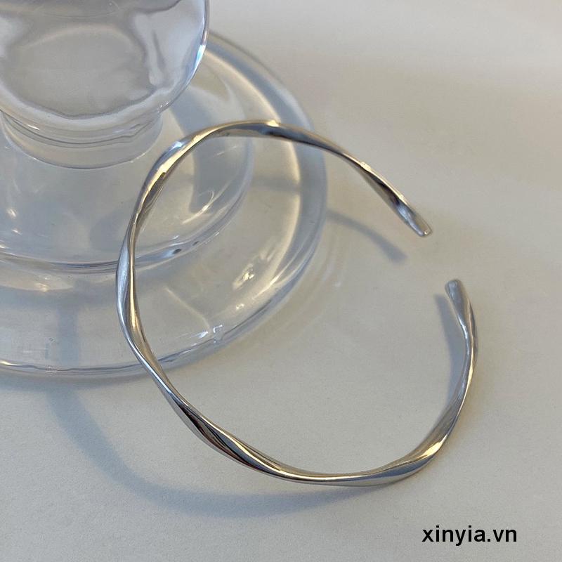 Vòng Tay Đá Mặt Trăng Trái Tim Thiết Kế Không Đều Cao Cấp Đơn Giản