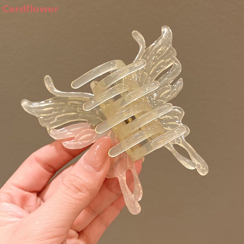 Kẹp Tóc Càng Cua Lớn Màu Thạch Thời Trang Mới Cho Nữ