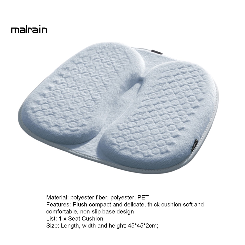 Đệm Lót Ghế Ngồi Xe Hơi Mềm Mại Chống Trượt Giảm Căng Thẳng Tiện Dụng