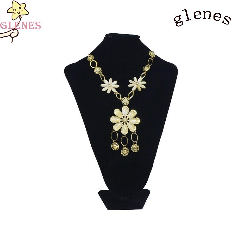 Glenes Giá Đỡ Trưng Bày Vòng cổ Bằng Nhung Tiện Dụng