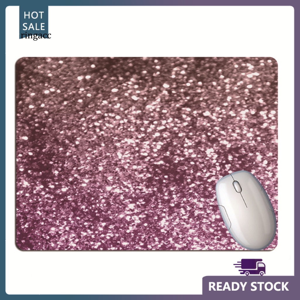Tấm Lót Chuột RGA Bằng Thủy Tinh Mềm Chống Trượt Kết Cấu Mịn Màng Dành Cho Văn Phòng