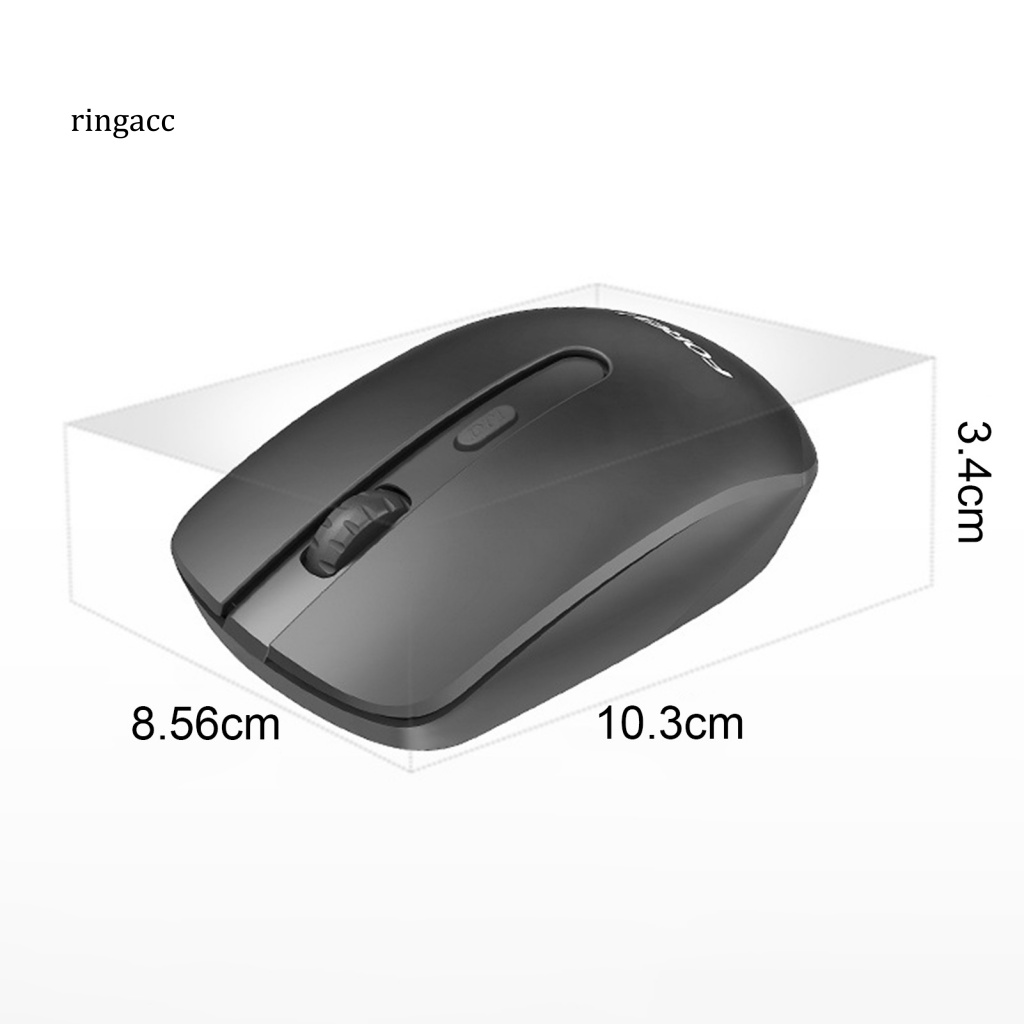 Chuột Quang RGA FV180 Không Dây 2.4Ghz Có Thể Điều Chỉnh Tiết Kiệm Điện Cho Laptop