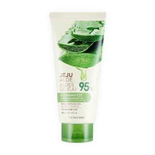 THE FACE SHOP Gel Lô Hội Jeju 300ml Làm Mịn Da