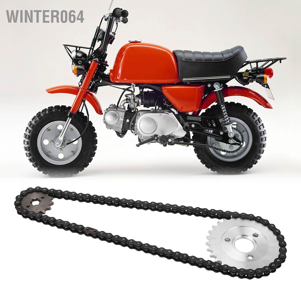 Winter064 420 78 Liên Kết 3 Lỗ 29T 120Mm Sau Con Quay 14T Dây Chuyền Bánh Đà Bộ Cho Z50A Z50 Z50R Z50J Khỉ Xe Đạp