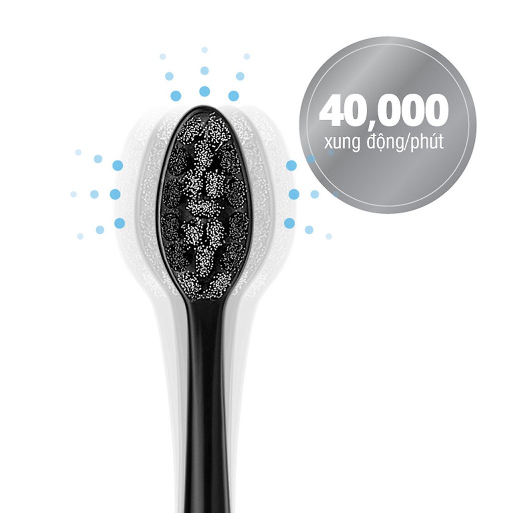 Bàn chải đánh răng điện LocknLock không dây 40.000xd/min làm trắng răng ENR346 - TẶNG TÚI ĐỰNG - HAPOS OFFICIAL