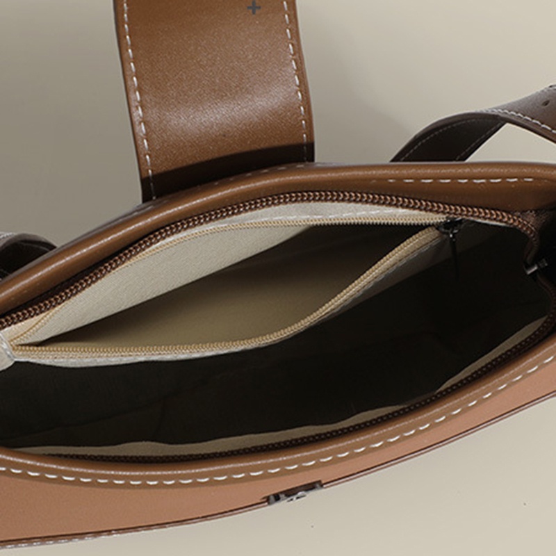 Ielgy Túi Xách Tay Nhám Màu Nâu Khí Chất Dễ Phối Đồ Cho Nữ