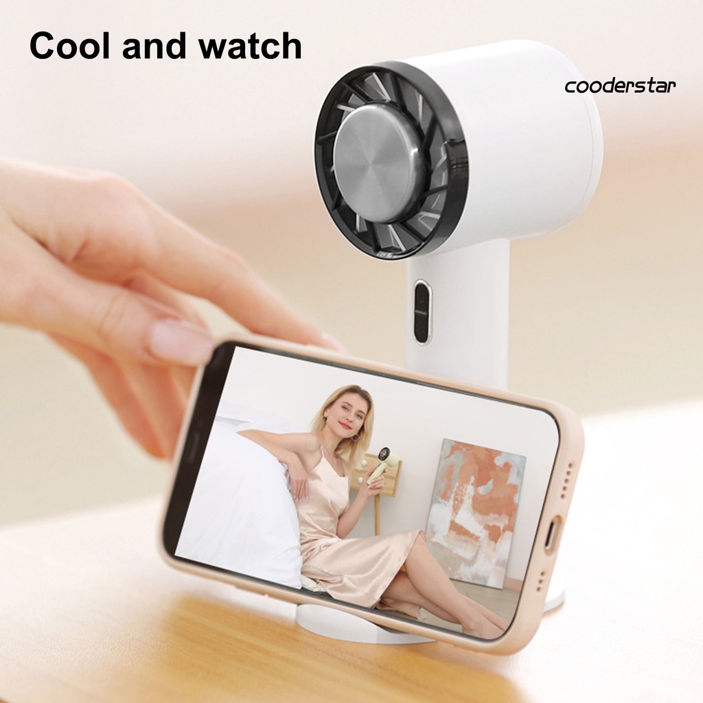 1 Bộ Quạt Làm Mát Mini Cầm Tay 2000mAh Sạc USB Có Đế Tháo Rời Điều Chỉnh Được Dành Cho Gia Đình