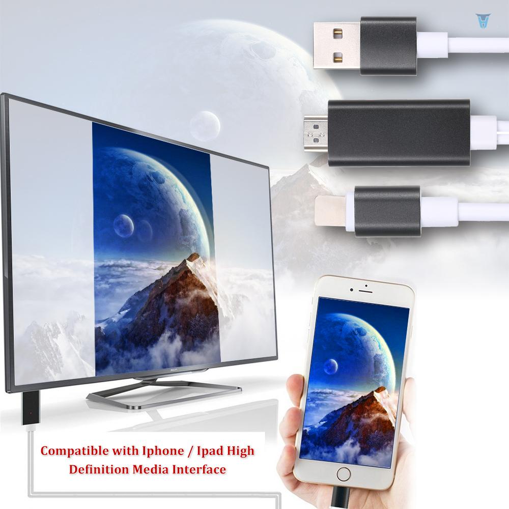 Cáp SạC ĐiềU HợP Giao Diện TV AV KèM Phụ KiệN Cho i-Phone 7 / 7 / Plus / 6S / 6 / Plus / 5S / 5