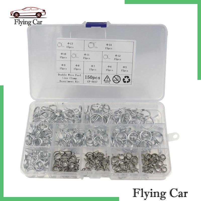 Set 150 Kẹp Lò Xo Đôi Chuyên Dụng Cho Ống Dẫn Nước