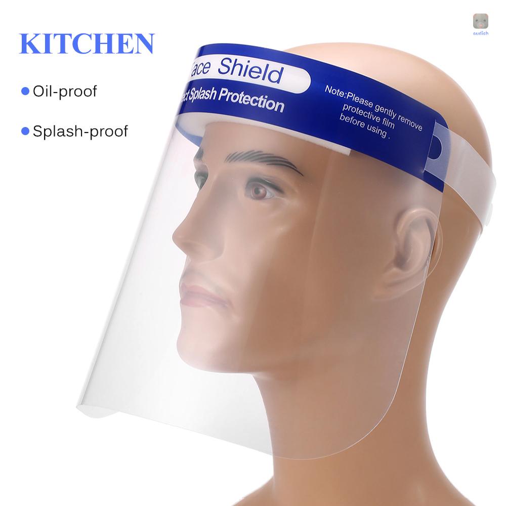 Set 10 Tấm Che Mặt Trong Suốt Chống Khói / Giọt Bắn Tiện Dụng