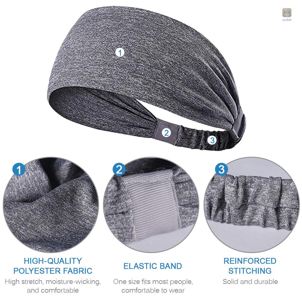 Băng Đô Thể Thao Co Giãn Chống Trượt Thấm Hút Mồ Hôi Tiện Dụng Cho Nam Và Nữ