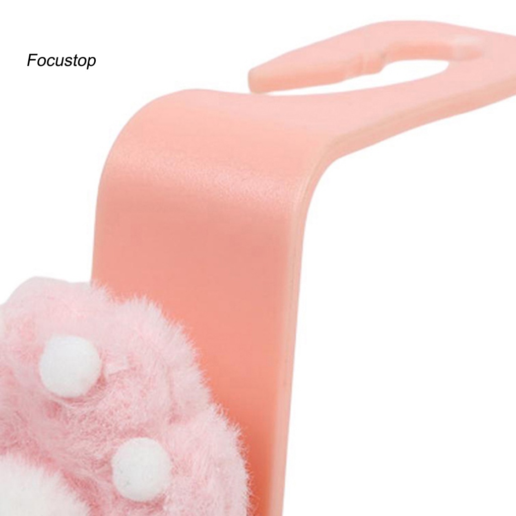 Set 2 Móc Treo Đồ Gắn Ghế Sau Xe Hơi Hình Chân Mèo Bằng ABS Tiện Dụng